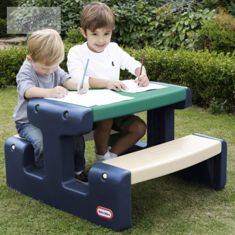Little Tikes Stolik Piknikowy dla Dzieci Niebiesko-Zielony do Ogrodu Little Tikes Stolik Piknikowy dla Dzieci Niebiesko-Zielony do Ogrodu