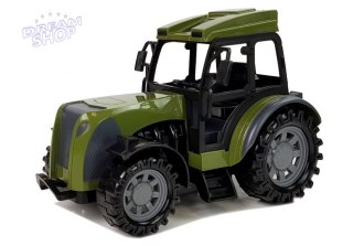 Zielony Traktor z Przyczepą Belami Drewna Zdalnie Sterowany 2.4G