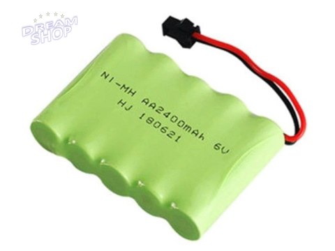 Akumulator Pakiet Bateria NIMH 6V 2400mAh JST SM Crawler HB1401 HB1402 Akumulator Pakiet Bateria NIMH 6V 2400mAh JST SM Crawler HB1401 HB1402