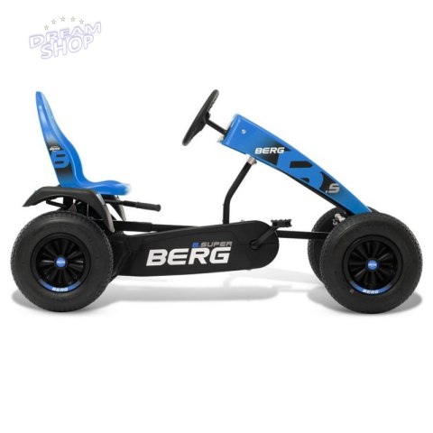 BERG Gokart na Pedały XL B.Super Blue BFR Pompowane koła od 5 lat do 100 kg BERG Gokart na Pedały XL B.Super Blue BFR Pompowane koła od 5 lat do 100 kg