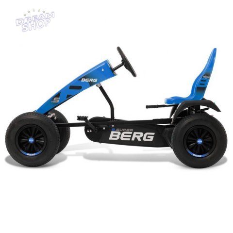 BERG Gokart na Pedały XL B.Super Blue BFR Pompowane koła od 5 lat do 100 kg BERG Gokart na Pedały XL B.Super Blue BFR Pompowane koła od 5 lat do 100 kg