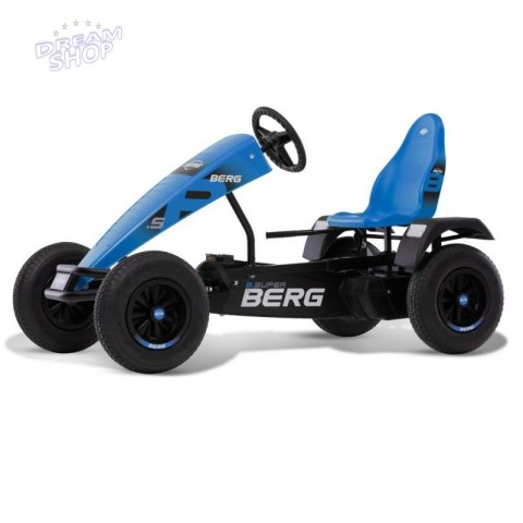 BERG Gokart na Pedały XL B.Super Blue BFR Pompowane koła od 5 lat do 100 kg BERG Gokart na Pedały XL B.Super Blue BFR Pompowane koła od 5 lat do 100 kg