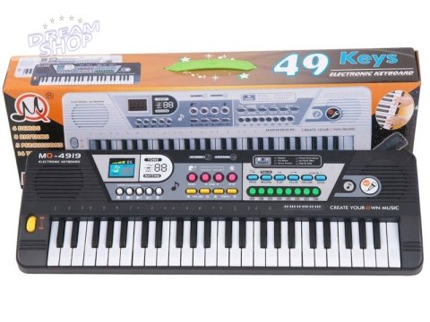 Keyboard MQ-4919 Organki, 49 Klawiszy, Mikrofon Keyboard MQ-4919 Organki, 49 Klawiszy, Mikrofon