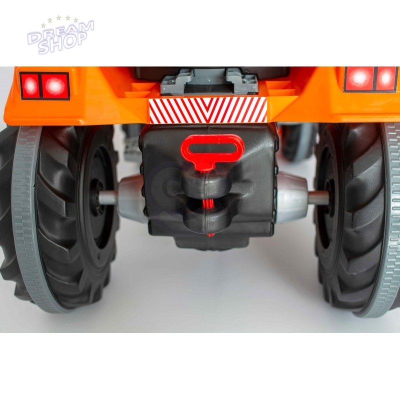 WOOPIE Ogromny Traktor na Pedały Ciągnik Spychacz Łycha WOOPIE Ogromny Traktor na Pedały Ciągnik Spychacz Łycha
