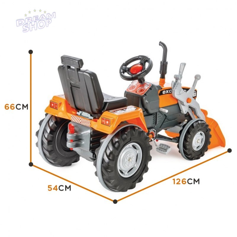 WOOPIE Ogromny Traktor na Pedały Ciągnik Spychacz Łycha WOOPIE Ogromny Traktor na Pedały Ciągnik Spychacz Łycha