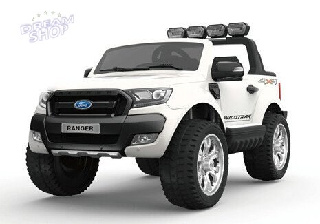 Auto Na Akumulator Ford Ranger Biały 4x4 Radio Auto Na Akumulator Ford Ranger Biały 4x4 Radio