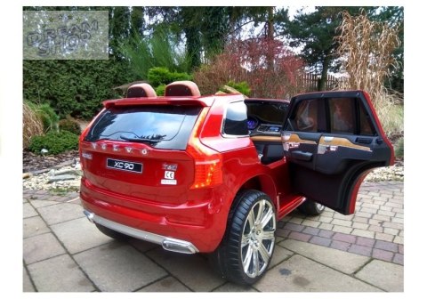 Auto Na Akumulator VOLVO XC90 Czerwone Lakierowane Auto Na Akumulator VOLVO XC90 Czerwone Lakierowane