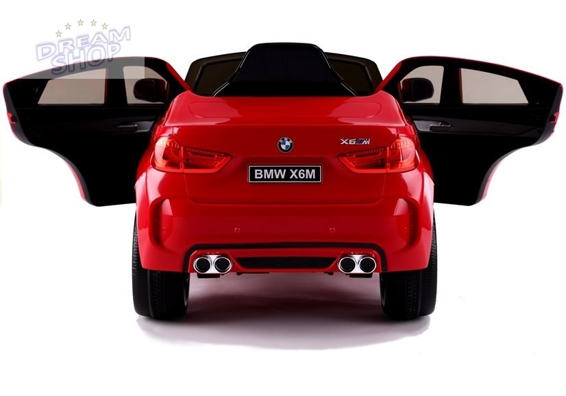 Auto na Akumulator BMW X6 Czerwony Skóra, EVA