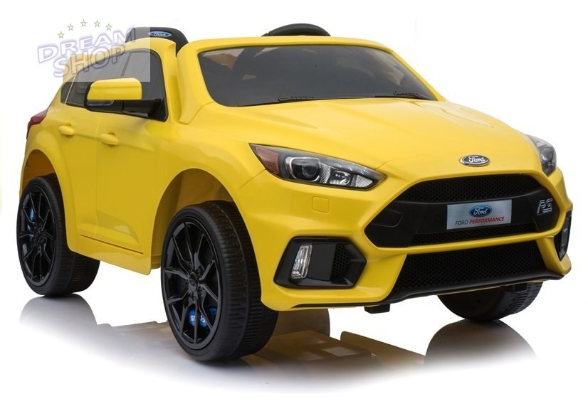 Auto na akumulator Ford Focus RS Żółte Auto na akumulator Ford Focus RS Żółte
