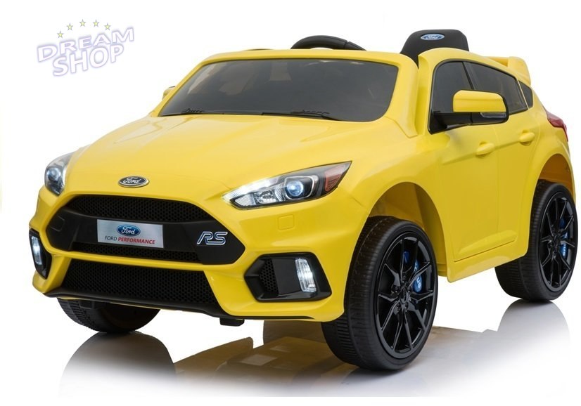 Auto na akumulator Ford Focus RS Żółte Auto na akumulator Ford Focus RS Żółte
