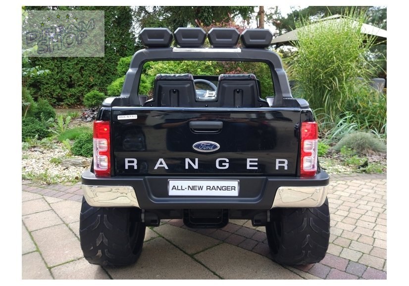 Auto na akumulator Ford Ranger Czarny lakier 4x4 Auto na akumulator Ford Ranger Czarny lakier 4x4