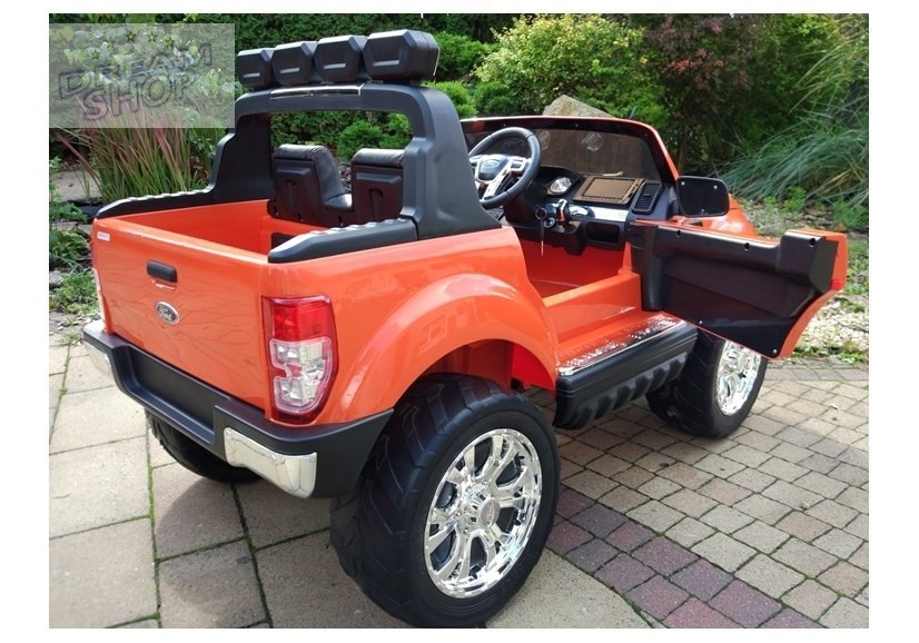 Auto na akumulator Ford Ranger Pomarańczowy 4x4 Auto na akumulator Ford Ranger Pomarańczowy 4x4