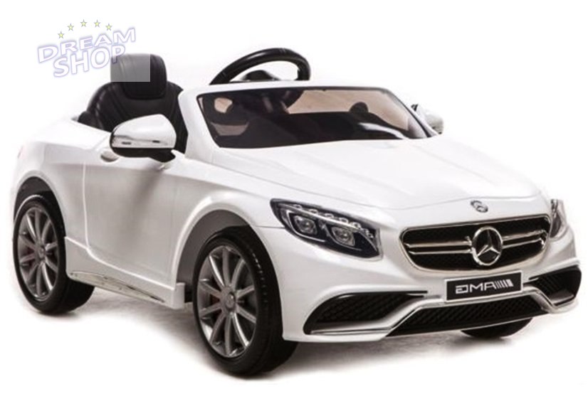 Auto na akumulator Mercedes S63 AMG Biały Auto na akumulator Mercedes S63 AMG Biały