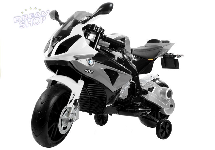 Motocykl Motor na akumulator BMW S1000RR Srebrny Motocykl Motor na akumulator BMW S1000RR Srebrny