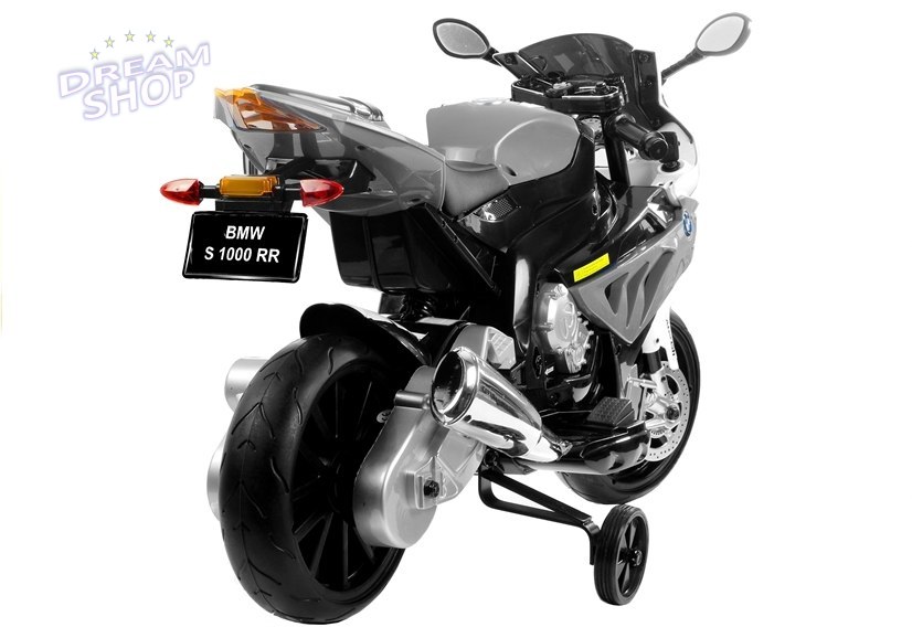Motocykl Motor na akumulator BMW S1000RR Srebrny Motocykl Motor na akumulator BMW S1000RR Srebrny