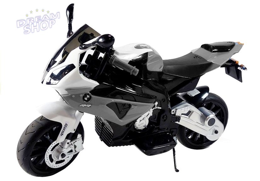 Motocykl Motor na akumulator BMW S1000RR Srebrny Motocykl Motor na akumulator BMW S1000RR Srebrny