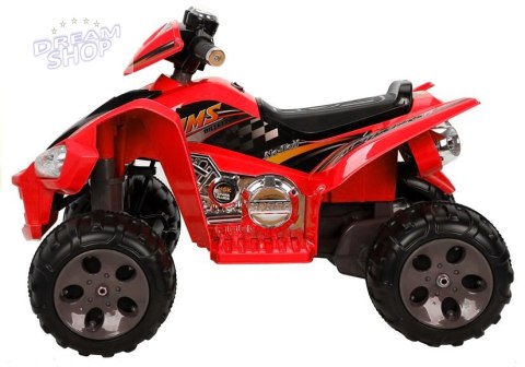 Quad na Akumulator Duże Koła Czerwony Quad na Akumulator Duże Koła Czerwony