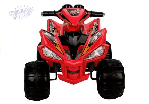 Quad na Akumulator Duże Koła Czerwony Quad na Akumulator Duże Koła Czerwony