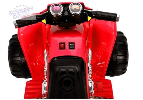 Quad na Akumulator Duże Koła Czerwony Quad na Akumulator Duże Koła Czerwony