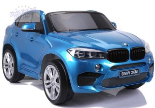 Auto Na Akumulator BMW X6M Niebieskie Lakierowane