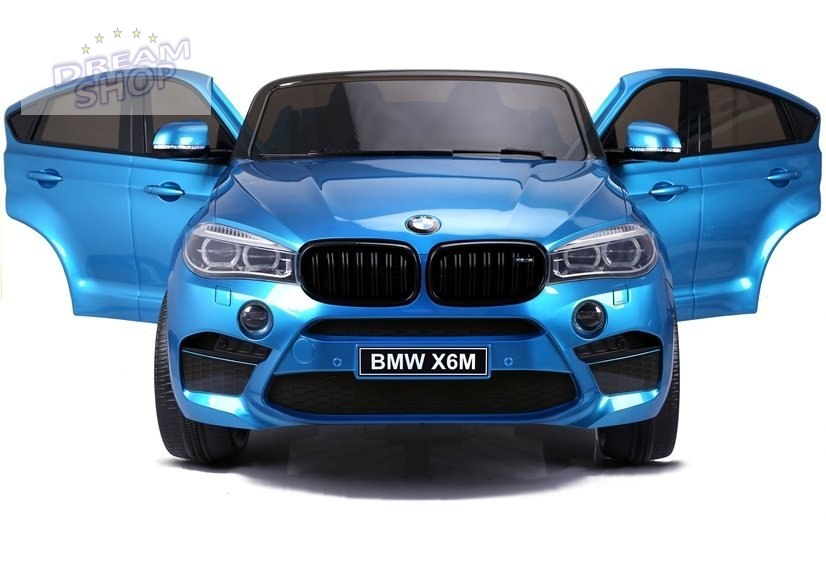 Auto Na Akumulator BMW X6M Niebieskie Lakierowane Auto Na Akumulator BMW X6M Niebieskie Lakierowane