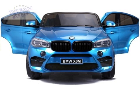 Auto Na Akumulator BMW X6M Niebieskie Lakierowane