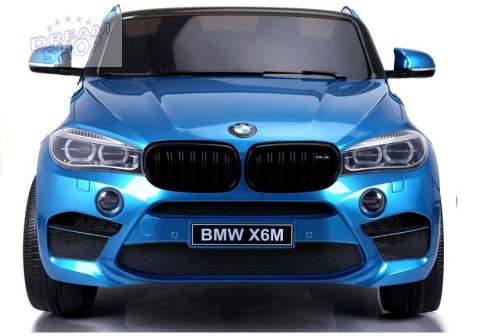Auto Na Akumulator BMW X6M Niebieskie Lakierowane