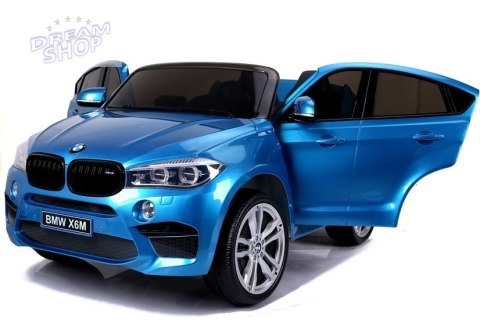 Auto Na Akumulator BMW X6M Niebieskie Lakierowane