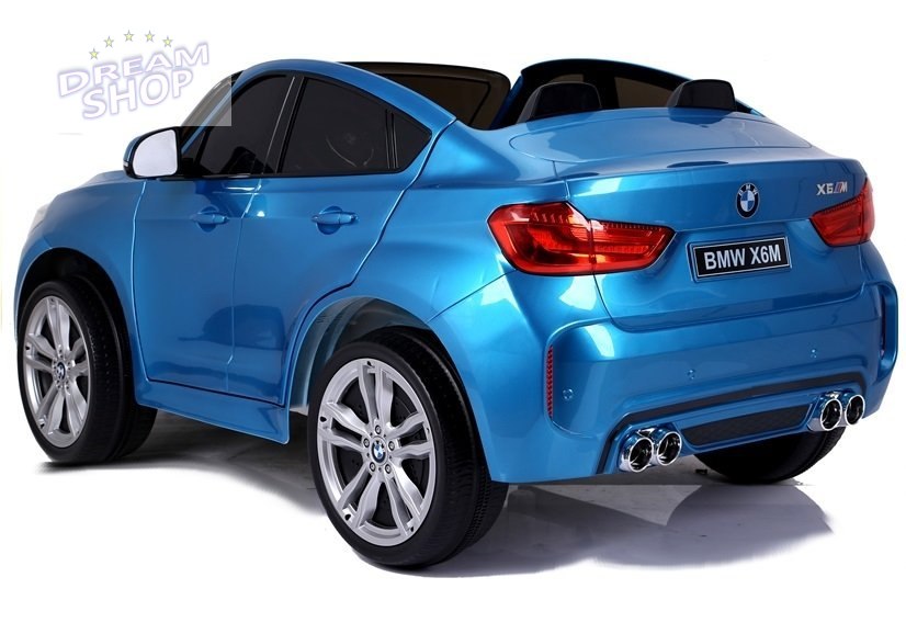Auto Na Akumulator BMW X6M Niebieskie Lakierowane Auto Na Akumulator BMW X6M Niebieskie Lakierowane