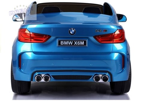 Auto Na Akumulator BMW X6M Niebieskie Lakierowane