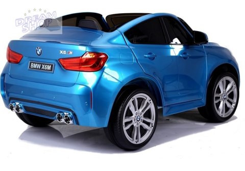 Auto Na Akumulator BMW X6M Niebieskie Lakierowane