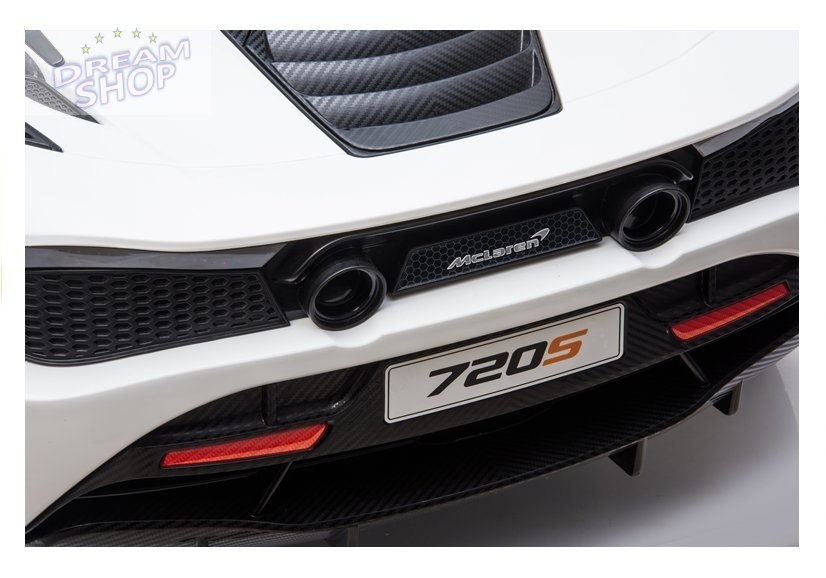 Auto na Akumulator McLaren 720S Biały Auto na Akumulator McLaren 720S Biały