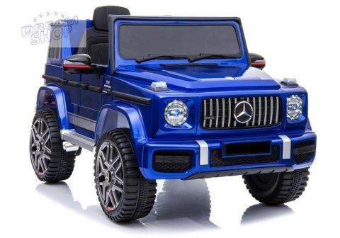 Auto na Akumulator Mercedes G63 AMG Niebieski Lakierowany Auto na Akumulator Mercedes G63 AMG Niebieski Lakierowany