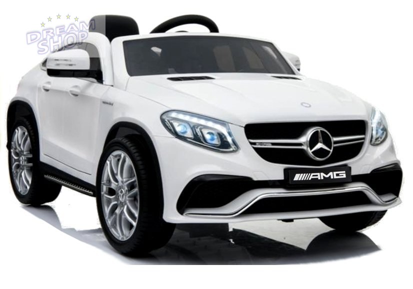 Auto na Akumulator Mercedes GLE63 Coupe Biały Auto na Akumulator Mercedes GLE63 Coupe Biały