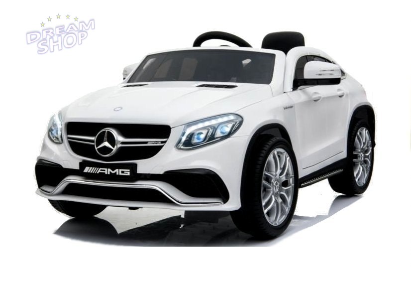 Auto na Akumulator Mercedes GLE63 Coupe Biały Auto na Akumulator Mercedes GLE63 Coupe Biały
