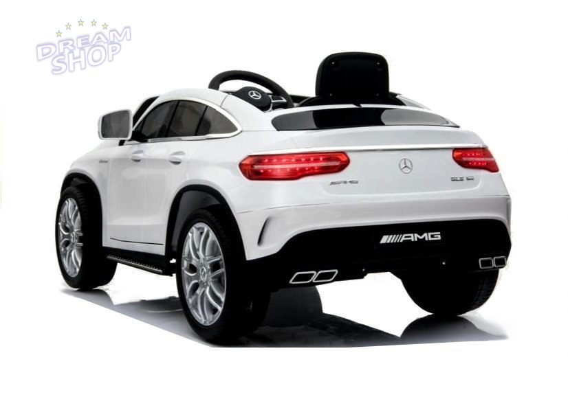 Auto na Akumulator Mercedes GLE63 Coupe Biały Auto na Akumulator Mercedes GLE63 Coupe Biały