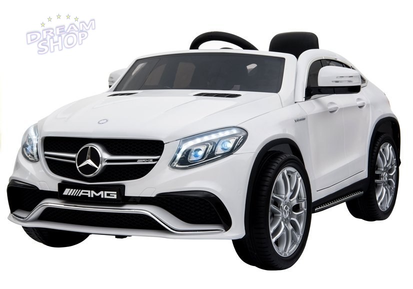 Auto na Akumulator Mercedes GLE63 Coupe Biały Auto na Akumulator Mercedes GLE63 Coupe Biały