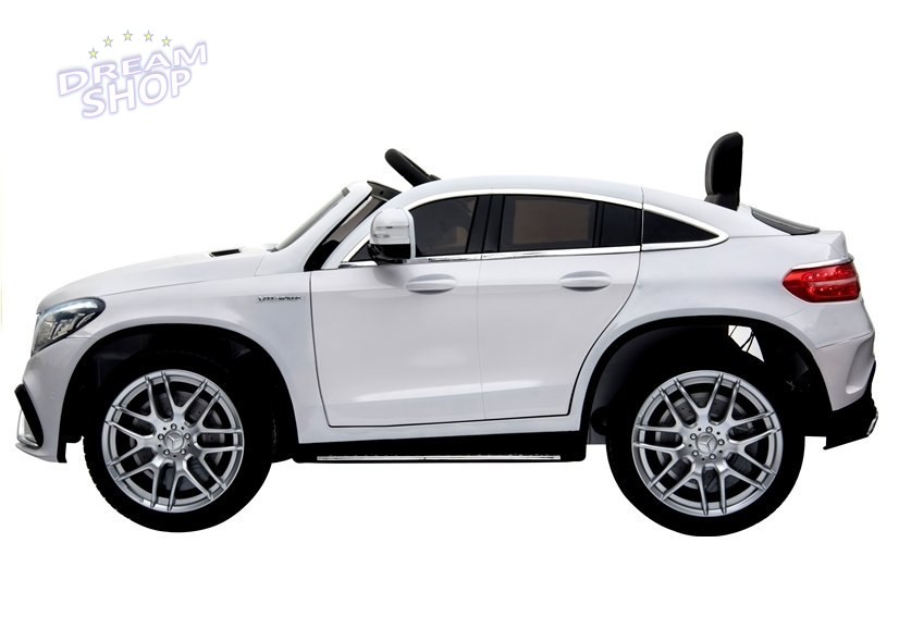 Auto na Akumulator Mercedes GLE63 Coupe Biały Auto na Akumulator Mercedes GLE63 Coupe Biały