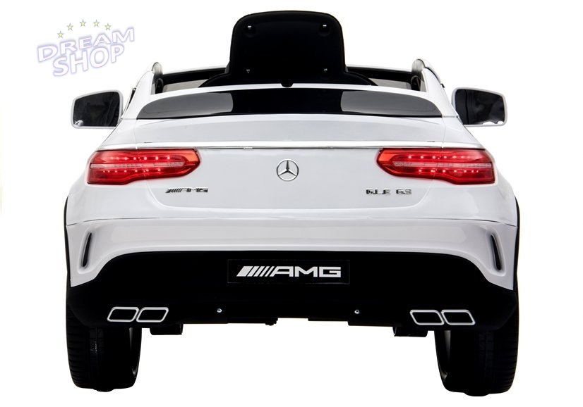 Auto na Akumulator Mercedes GLE63 Coupe Biały Auto na Akumulator Mercedes GLE63 Coupe Biały