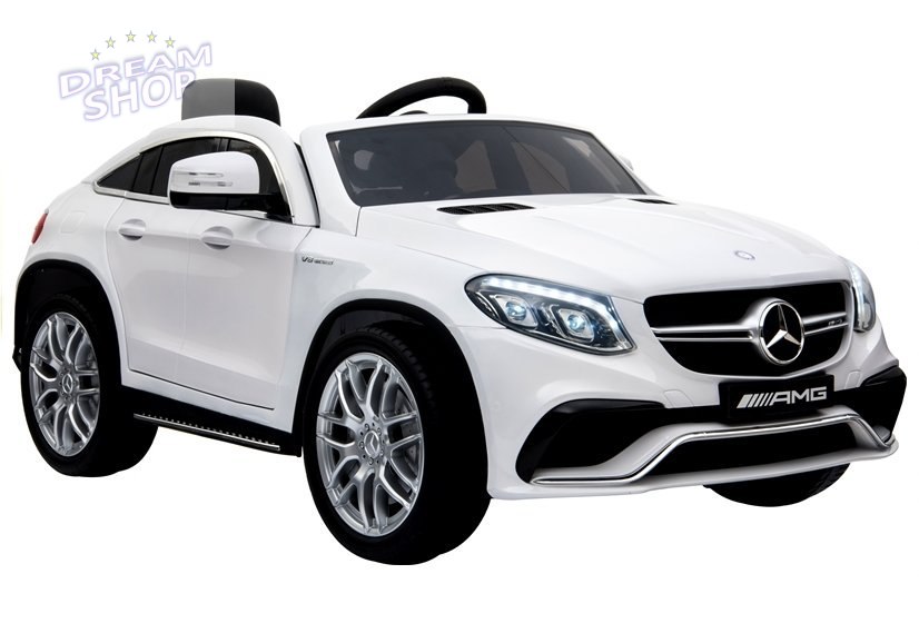 Auto na Akumulator Mercedes GLE63 Coupe Biały Auto na Akumulator Mercedes GLE63 Coupe Biały