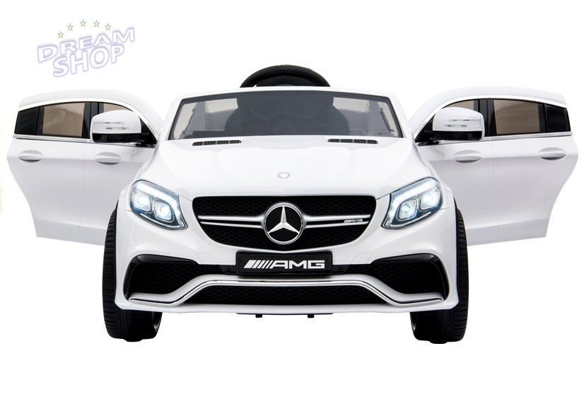 Auto na Akumulator Mercedes GLE63 Coupe Biały Auto na Akumulator Mercedes GLE63 Coupe Biały
