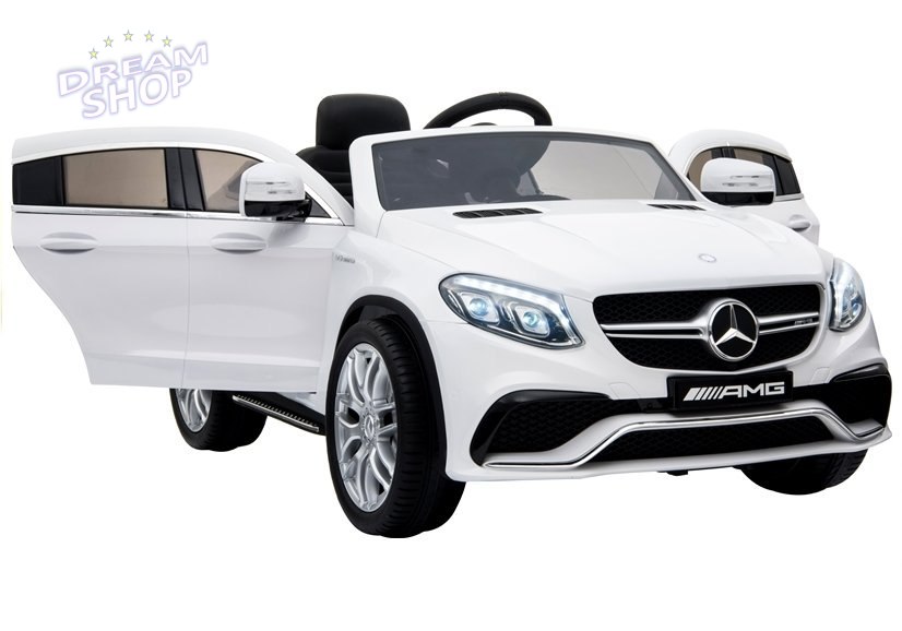 Auto na Akumulator Mercedes GLE63 Coupe Biały Auto na Akumulator Mercedes GLE63 Coupe Biały