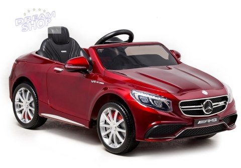 Auto na Akumulator Mercedes S63 Czerwony Lakier Auto na Akumulator Mercedes S63 Czerwony Lakier