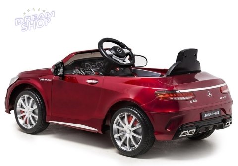 Auto na Akumulator Mercedes S63 Czerwony Lakier Auto na Akumulator Mercedes S63 Czerwony Lakier