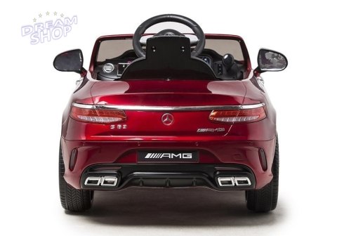 Auto na Akumulator Mercedes S63 Czerwony Lakier Auto na Akumulator Mercedes S63 Czerwony Lakier
