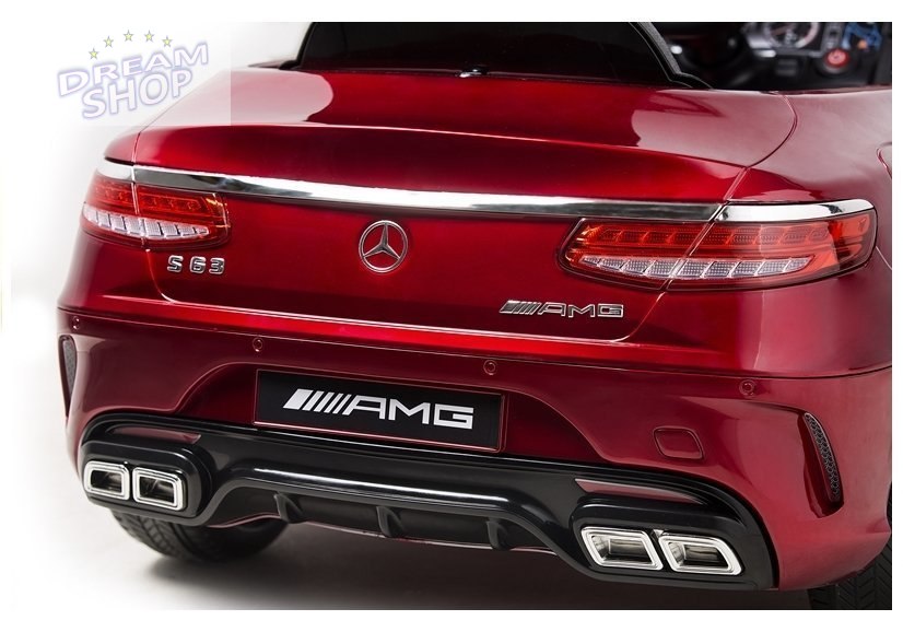 Auto na Akumulator Mercedes S63 Czerwony Lakier Auto na Akumulator Mercedes S63 Czerwony Lakier