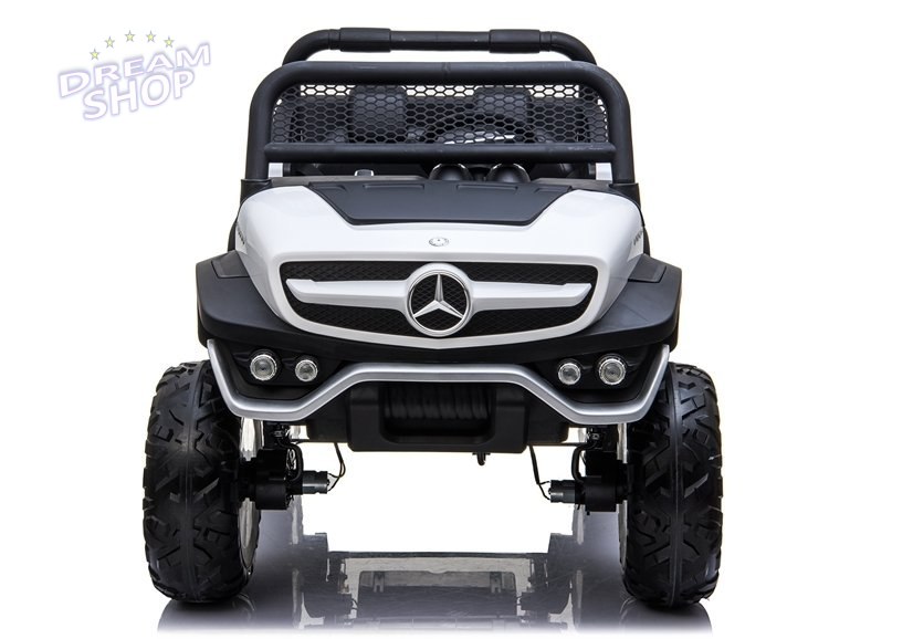 Auto na Akumulator Mercedes Unimog Biały Auto na Akumulator Mercedes Unimog Biały