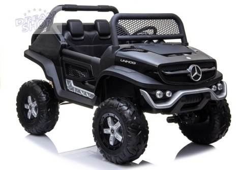 Auto na Akumulator Mercedes Unimog Czarny Auto na Akumulator Mercedes Unimog Czarny