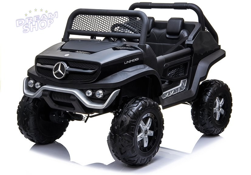 Auto na Akumulator Mercedes Unimog Czarny Auto na Akumulator Mercedes Unimog Czarny