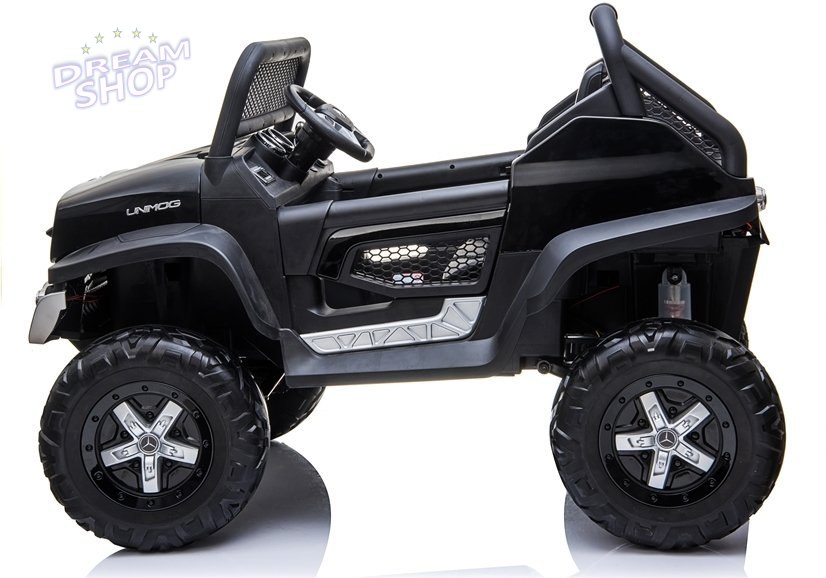 Auto na Akumulator Mercedes Unimog Czarny Auto na Akumulator Mercedes Unimog Czarny